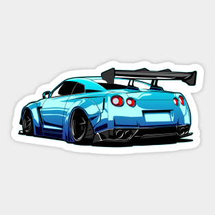 R35 gtr godzilla jdm vector art Sticker